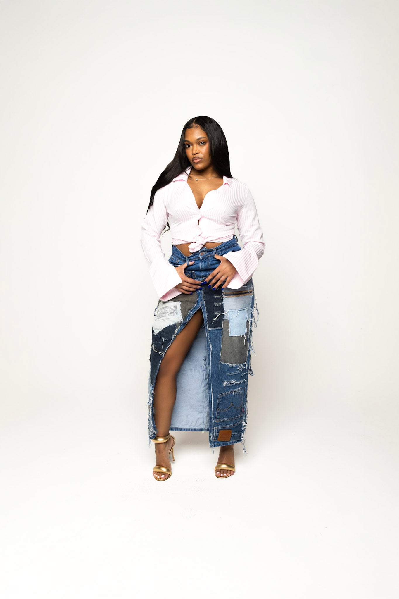 Bleu Archive Skirt