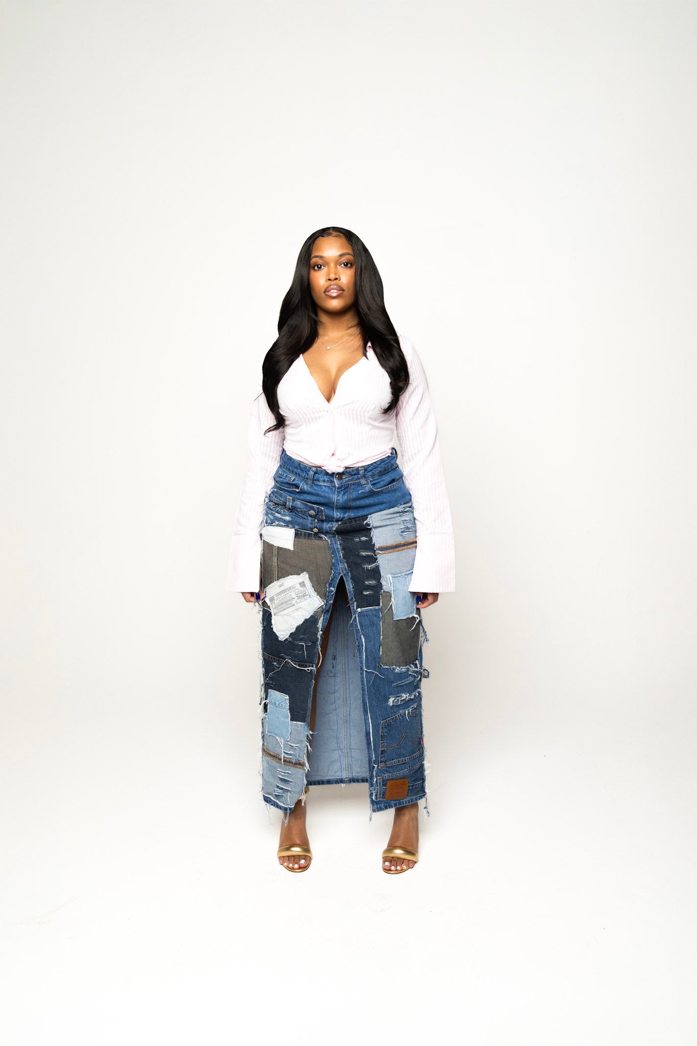 Bleu Archive Skirt