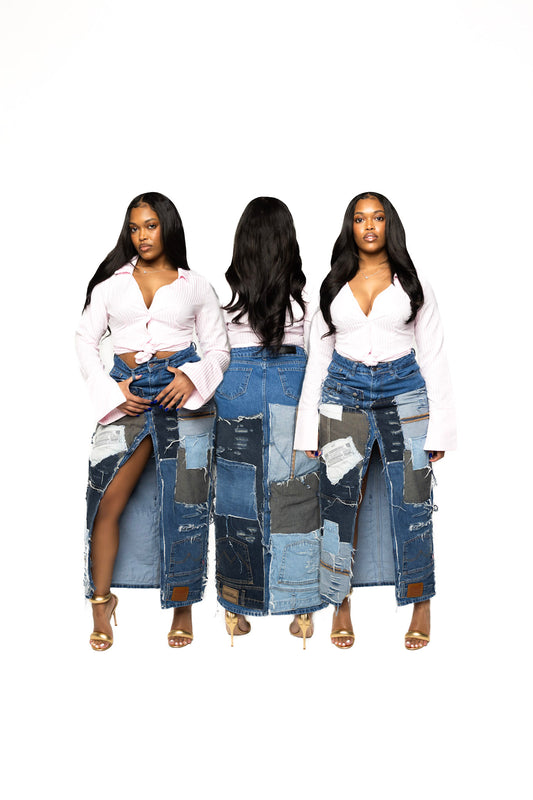 Bleu Archive Skirt